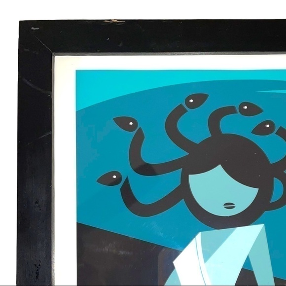 ARTWORK, 10x12 inch framed print, Medusa, signed by the artist - Picture 2 of 3